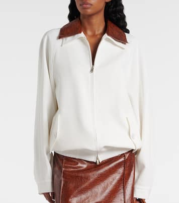 Bomber con pelle | Jacques Wei
