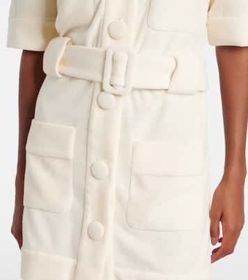 Minikleid Terry aus einem Baumwollgemisch | Adriana Degreas