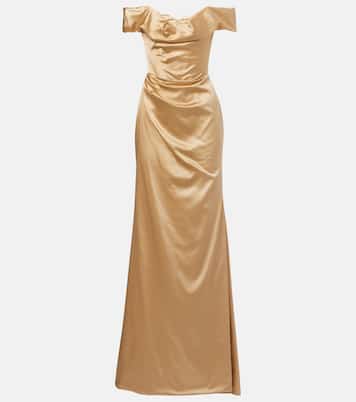 Abito lungo Nova Cora in raso | Vivienne Westwood