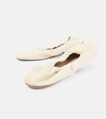 Leather ballet flats | The Row