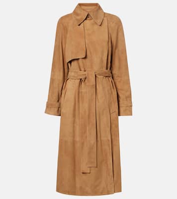 Trench-coat Ramona en daim | Proenza Schouler