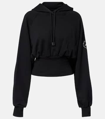Cropped-Hoodie aus Baumwoll-Jersey | Adidas by Stella McCartney