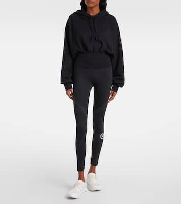 Cropped-Hoodie aus Baumwoll-Jersey | Adidas by Stella McCartney