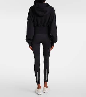 Cropped-Hoodie aus Baumwoll-Jersey | Adidas by Stella McCartney