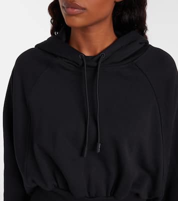 Cropped-Hoodie aus Baumwoll-Jersey | Adidas by Stella McCartney