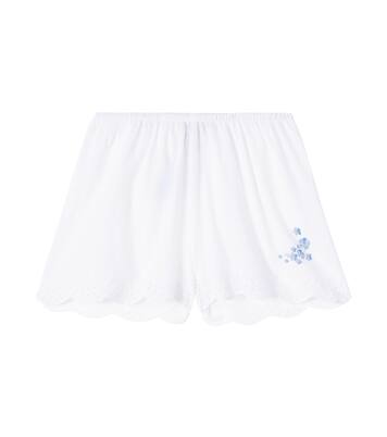 Floral ruffled cotton shorts | Konges Sløjd