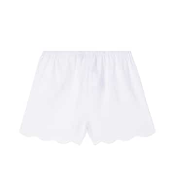Floral ruffled cotton shorts | Konges Sløjd