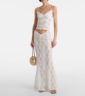 Jupe longue Daisy en dentelle | Bananhot