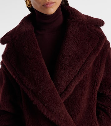 Teddy Bear alpaca wool, wool, and silk coat | Max Mara