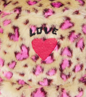 Printed faux-fur bucket hat | Jellymallow