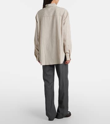Peri striped poplin shirt | The Frankie Shop
