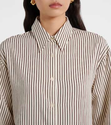 Peri striped poplin shirt | The Frankie Shop