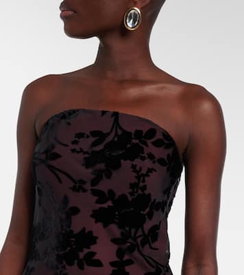 Floral devoré velvet gown | Rodarte