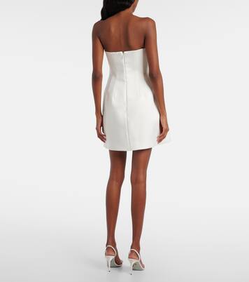 Bridal Xanthe floral-appliqué minidress | Rebecca Vallance