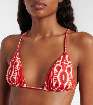 Bedrucktes Bikini-Oberteil | Johanna Ortiz