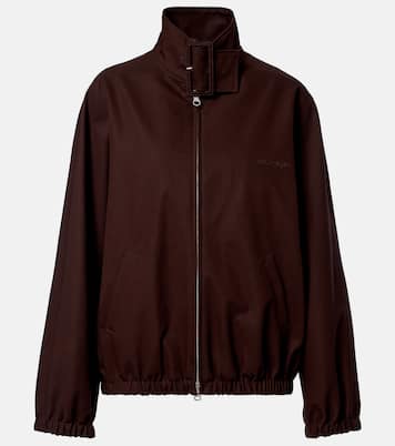 Cotton twill bomber jacket | Courrèges