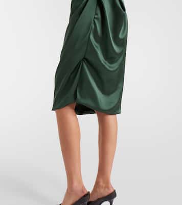 Ginnie Amber ruched midi dress | Vivienne Westwood