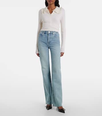 Arrow high-rise bootcut jeans | Frame