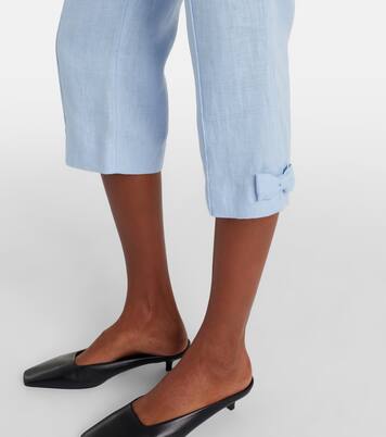 Pantalones capri Harper de lino | Posse