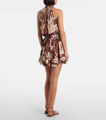 Vestido corto Bianca estampado | Poupette St Barth