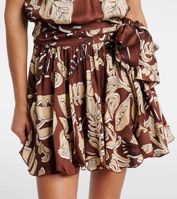 Vestido corto Bianca estampado | Poupette St Barth