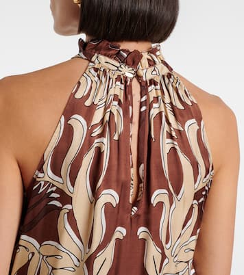 Vestido corto Bianca estampado | Poupette St Barth