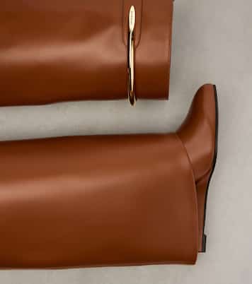 Shark 95 leather knee-high boots | Givenchy