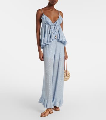 Daylight ruffled top | Zimmermann