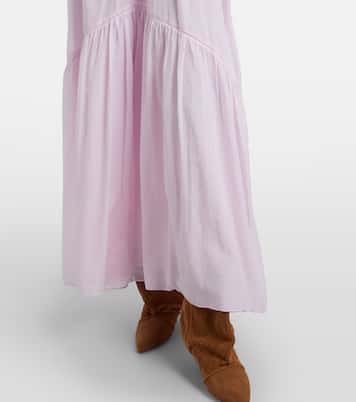Vasma ruffled cotton-blend maxi dress | Marant Etoile