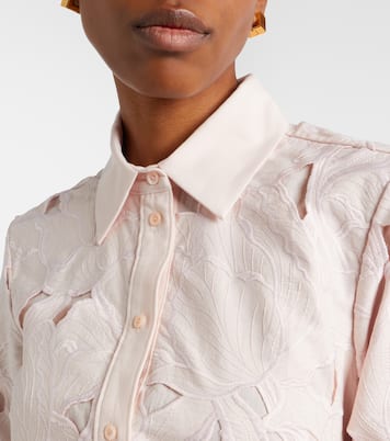 Guipure lace shirt dress | Erdem