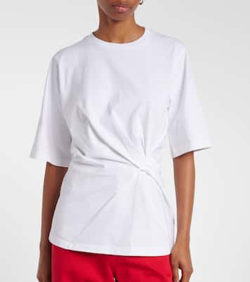 Gathered cotton T-shirt | Róhe