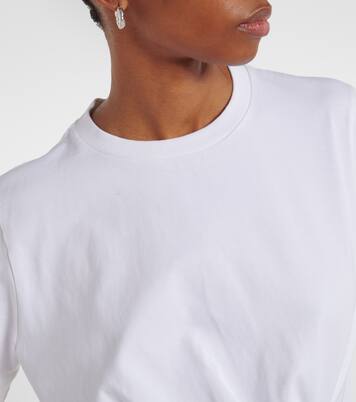 Gathered cotton T-shirt | Róhe