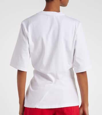 Gathered cotton T-shirt | Róhe
