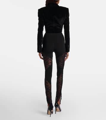 Lace-trimmed legging | Nina Ricci