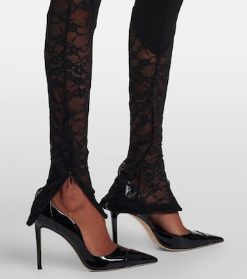 Lace-trimmed legging | Nina Ricci