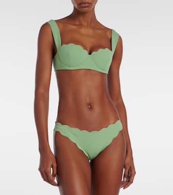 North scalloped bikini top | Marysia