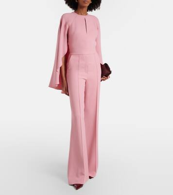 Caped cady jumpsuit | Elie Saab