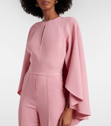 Caped cady jumpsuit | Elie Saab