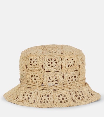 Line raffia sun hat | Bonpoint