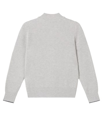 Cardigan aus Rippstrick | Brunello Cucinelli Kids