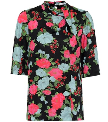 Top Kacey imprimé | Erdem