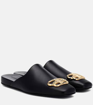 Slippers BB Cosy aus Leder | Balenciaga