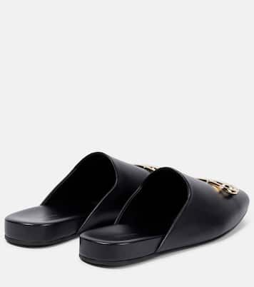 Slippers BB Cosy aus Leder | Balenciaga