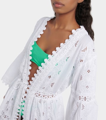 Caftano Robbi in pizzo di cotone san gallo | Melissa Odabash