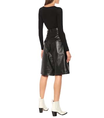 Leather shorts | Ganni