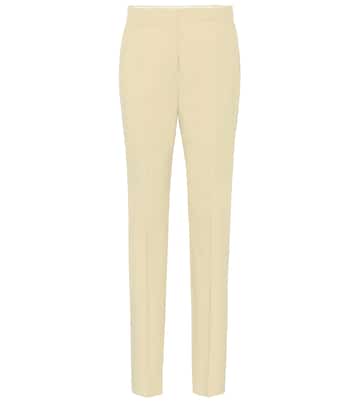 Pantaloni a vita alta in cotone | Jil Sander