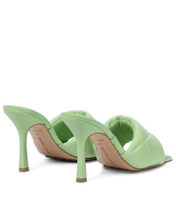 Rubber Lido leather sandals | Bottega Veneta