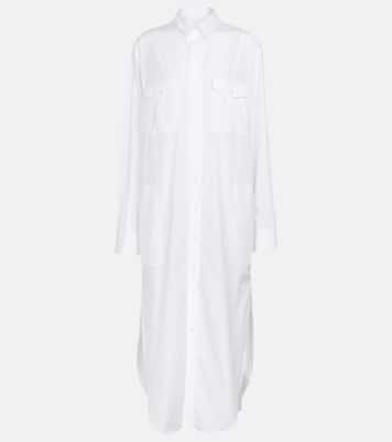 Cotton poplin shirt dress | Wardrobe.NYC