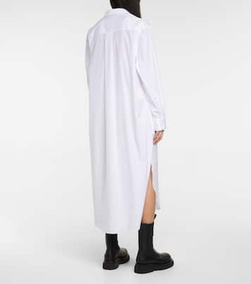 Cotton poplin shirt dress | Wardrobe.NYC