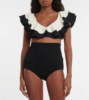 Ruffle-trimmed bikini top | Giambattista Valli